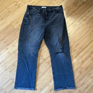 Loft Straight Crop Jeans